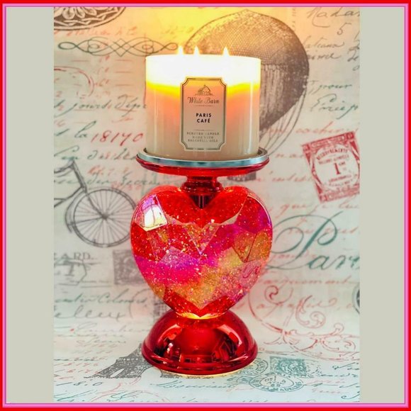 Bath & Body Works Bath Bath Body Works Glitter Heart Water Globe